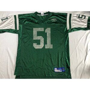 Reebok NFL EQUIPMENT JERSEY NY JETS #51 VILMA GREEN SIZE XL ADULT 2005